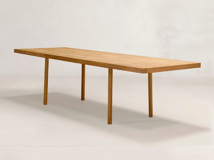 NANDI - Rectangular teak table _ Phantom Hands